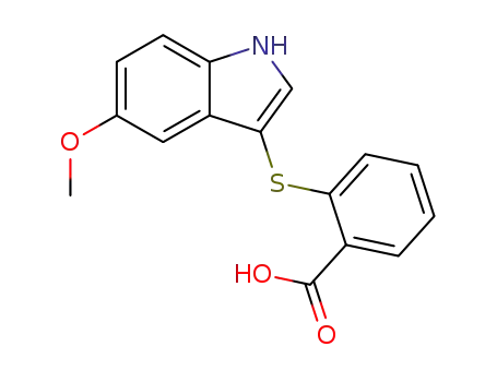 5-methoxyl-3-[(2-carboxyphenyl)thio]-1H-indole
