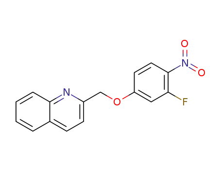 2-[(3-fluoro-4-nitrophenoxy)methyl]quinoline