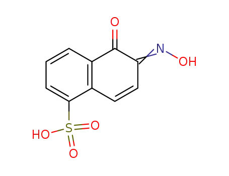 6-hydroxyimino-5-oxo-5,6-dihydro-naphthalene-1-sulfonic acid