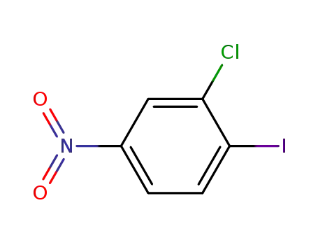Molecular Structure of 41252-96-4 (3-CHLORO-4-IODONITROBENZENE)