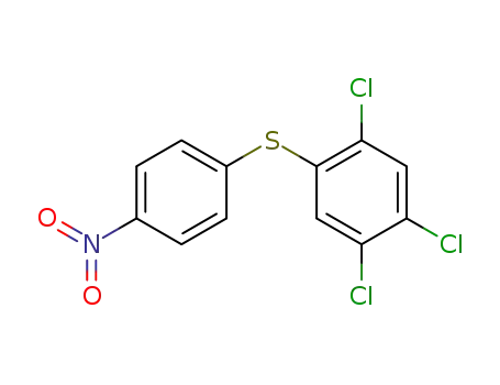 Molecular Structure of 90309-42-5 (Benzene, 1,2,4-trichloro-5-[(4-nitrophenyl)thio]-)