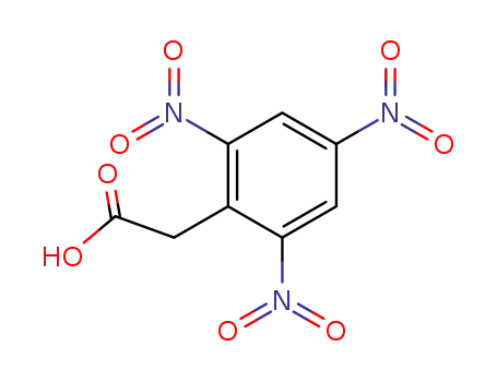 Molecular Structure of 77601-83-3 ((2,4,6-trinitrophenyl)acetic acid)