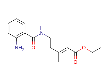 ethyl (E)-5-(2-aminobenzamido)-3-methylpent-2-enoate