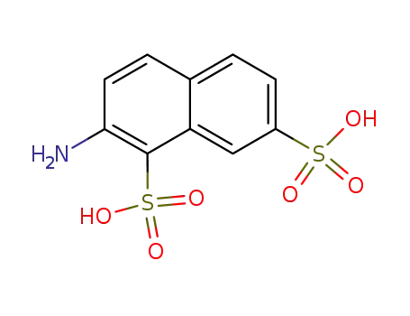 Molecular Structure of 46968-48-3 (1,7-Naphthalenedisulfonic acid, 2-amino-)