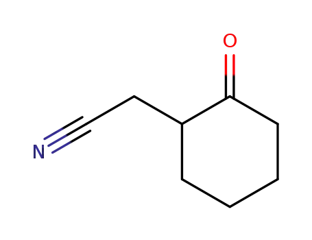 Molecular Structure of 42185-27-3 ((2-Oxocyclohexyl)acetonitrile)