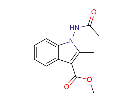 methyl 1-acetamido-2-methyl-1H-indole-3-carboxylate