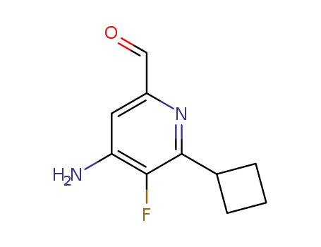 4-amino-6-cyclobutyl-5-fluoropicolinaldehyde