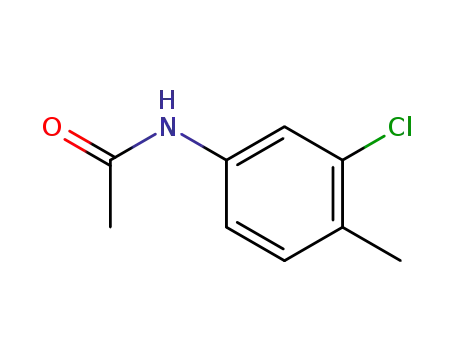 Molecular Structure of 7149-79-3 (3-CHLORO-4-METHYLACETANILIDE)