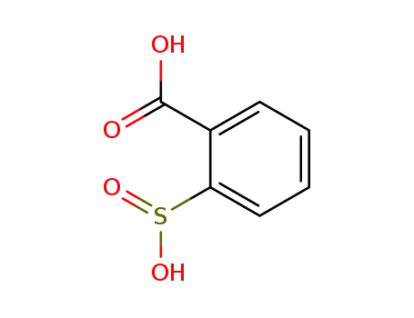 Molecular Structure of 13165-80-5 (2-sulfinobenzoic acid)