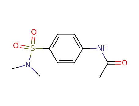 Molecular Structure of 54951-54-1 (N-[4-[(dimethylamino)sulphonyl]phenyl]acetamide)