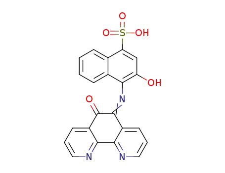 4-(6-oxo-[1,10]phenanthroline-5-ylideneamino)-3-hydroxynaphthalene-1-sulfonic acid