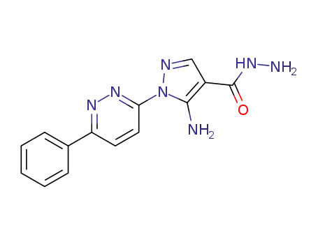 5-amino-1-(6-phenyl-pyridazin-3-yl)-1H-pyrazole-4-carboxylic acid hydrazide