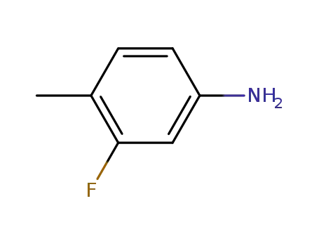 Molecular Structure of 452-77-7 (3-Fluoro-4-methylaniline)