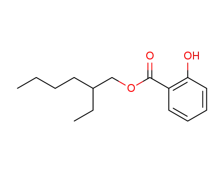 Molecular Structure of 118-60-5 (2-Ethylhexyl salicylate)