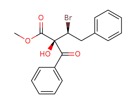 methyl (2S,3S)-2-benzoyl-3-bromo-2-hydroxy-4-phenylbutanoate