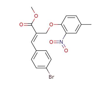 (E)-methyl 3-(4-bromophenyl)-2-((4-methyl-2-nitrophenoxy)methyl)acrylate