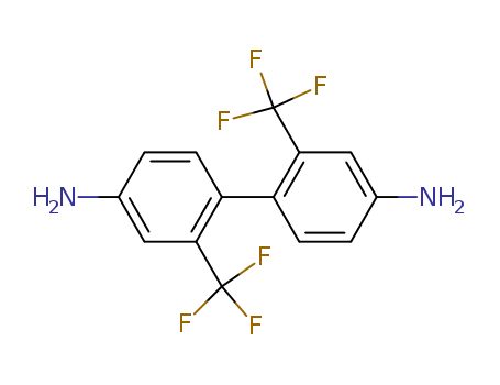 341-58-2,2,2'-Bis(trifluoromethyl)benzidine,m-Tolidine,a,a,a,a',a',a'-hexafluoro- (6CI,8CI);2,2'-Bis(trifluoromethyl)-4,4'-diaminobiphenyl;4,4'-Diamino-2,2'-bis(trifluoromethyl)biphenyl;TFMB;[1,1'-Biphenyl]-4,4'-diamine,2,2'-bis(trifluoromethyl)-;