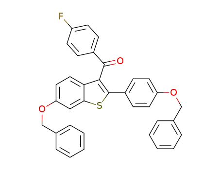 (6-(benzyloxy)-2-(4-(benzyloxy)phenyl)benzo[b]thiophen-3-yl)(4-fluorophenyl)methanone