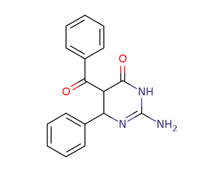 2-amino-5-benzoyl-5,6-dihydro-6-phenyl pyrimidin-4(3H)-one