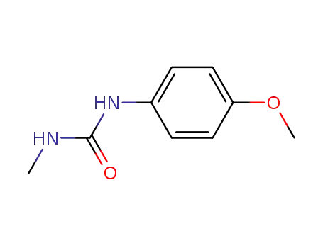 Molecular Structure of 21260-49-1 (1-(4-METHOXYPHENYL)-3-METHYLUREA)