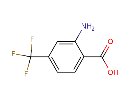 Molecular Structure of 402-13-1 (2-AMINO-4-(TRIFLUOROMETHYL)BENZOIC ACID)