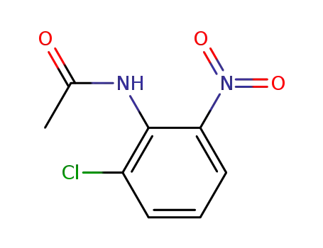 Molecular Structure of 72487-80-0 (N-(2-chloro-6-nitrophenyl)acetamide)