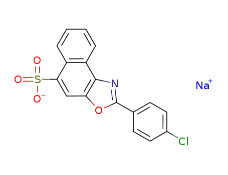 sodium 2-(4-chlorophenyl)naphtho[1,2-d]oxazole-5-sulfonate