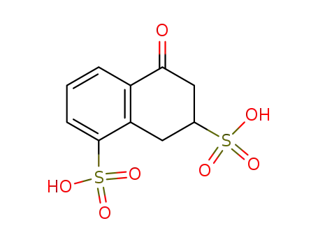 5-oxo-5,6,7,8-tetrahydro-naphthalene-1,7-disulfonic acid