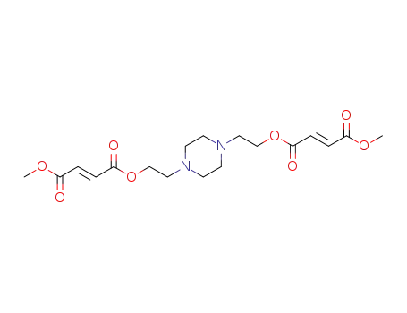 (E)-but-2-enedioic acid-2-{4-[2-((E)-3-methoxycarbonyl-acryloyloxy)-ethyl]-piperazin-1-yl}-ethyl ester methyl ester