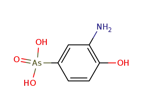 Molecular Structure of 2163-77-1 (3-amino-4-hydroxyphenylarsonic acid)