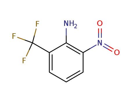 Molecular Structure of 24821-17-8 (2-AMINO-3-NITROBENZOTRIFLUORIDE)