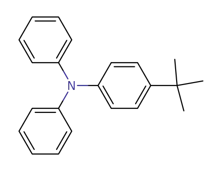 Molecular Structure of 36809-23-1 (Benzenamine, 4-(1,1-dimethylethyl)-N,N-diphenyl-)