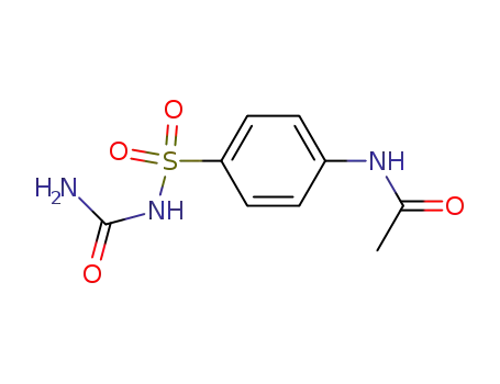 Molecular Structure of 2828-63-9 (N-[4-(carbamoylsulfamoyl)phenyl]acetamide)