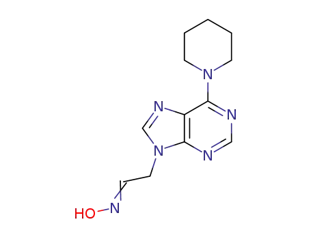 (6-piperidin-1-yl-9H-purin-9-yl)acetaldehyde oxime