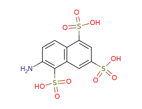 Molecular Structure of 55524-84-0 (6-aminonaphthalene-1,3,5-trisulphonic acid)