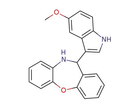 11-(5-methoxy-1H-indol-3-yl)-10,11-dihydrodibenzo[b,f][1,4]oxazepine