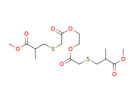 dimethyl 3,3’-(((ethane-1,2-diylbis(oxy))bis(2-oxoethane-2,1-diyl))bis(sulfanediyl))bis(2-methylpropanoate)