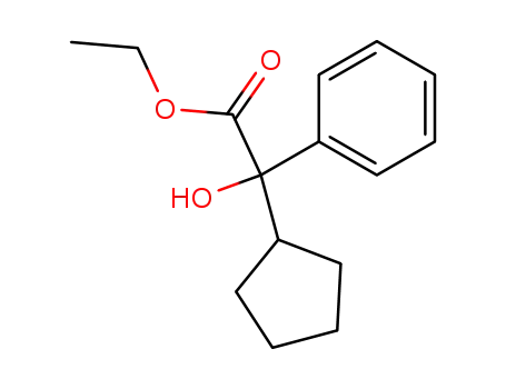 Benzeneacetic acid, a-cyclopentyl-a-hydroxy-, ethyl ester