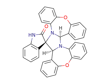 spiro[oxindole-imidazo-bis(tetrahydro-dibenzo[1,4]oxazepine)]