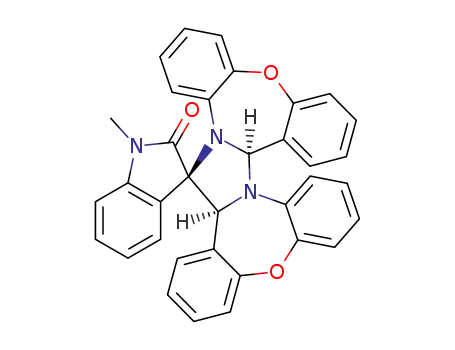 spiro[1-methyloxindole-imidazo-bis(tetrahydro-dibenzo[1,4]oxazepine)]