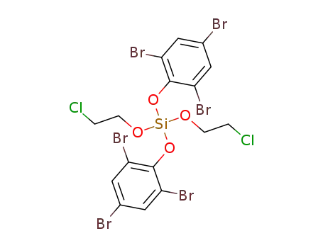 bis-(2,4,6-tribromophenoxy)-bis-(2-chloroethoxy)silane