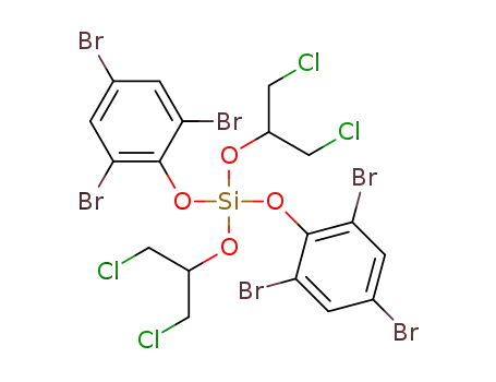 bis(2,4,6-tribromophenoxy)bis(1,3-dichloro-2-propoxy)silane