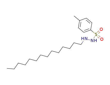 Molecular Structure of 52756-06-6 (Benzenesulfonic acid, 4-methyl-, 2-tetradecylhydrazide)