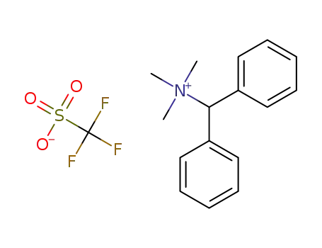 N,N,N-trimethyl-1,1-diphenylmethanaminium trifluoromethanesulfonate