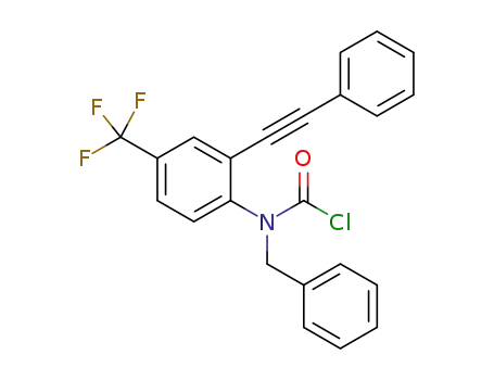 benzyl[2-(phenylethynyl)-4-(trifluoromethyl)phenyl]carbamic chloride
