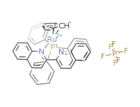 [(η5-cyclopentadienyl)ruthenium(II)(2,2′-biquinoline)(PPh3)][hexafluorophosphate]