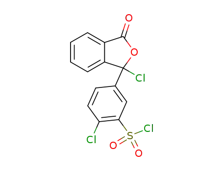 2-chloro-5-(1-chloro-3-oxo-phthalan-1-yl)-benzenesulfonyl chloride
