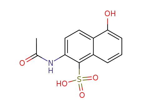 2-acetylamino-5-hydroxy-naphthalene-1-sulfonic acid