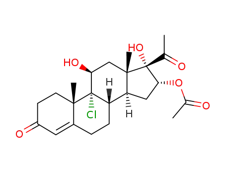 16α-acetoxy-9-chloro-11β,17-dihydroxy-pregn-4-ene-3,20-dione