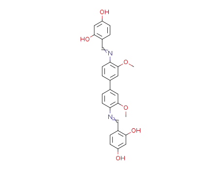 N,N'-bis-(2,4-dihydroxybenzylidene)-3,3'-dimethoxybenzidine